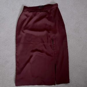 Abercrombie midi skirt with slit